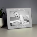 Personalised Free Text 5 x 7 Silver Photo Frame | Inspired Creative Gifts | UK Supplier