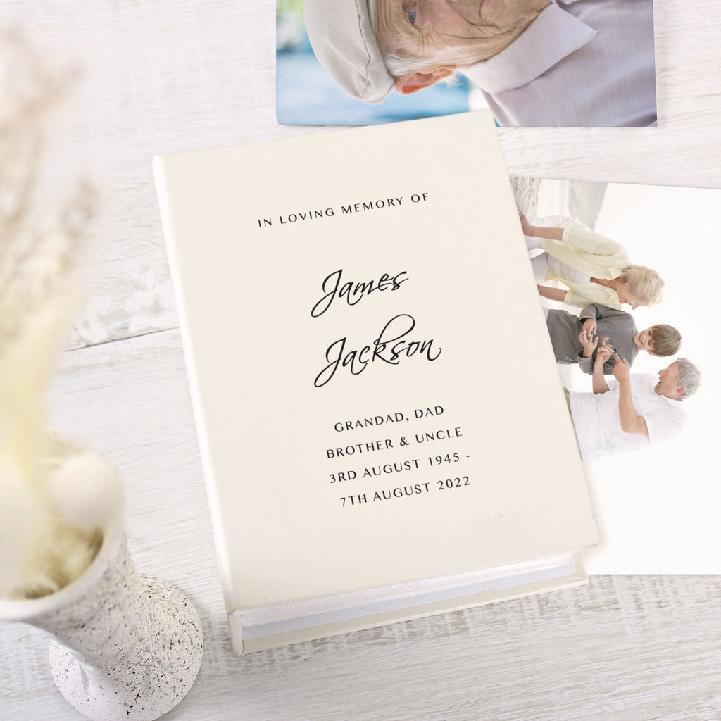Personalised Free Text 6x4 Photo Album with Sleeves | Inspired Creative Gifts | UK Supplier