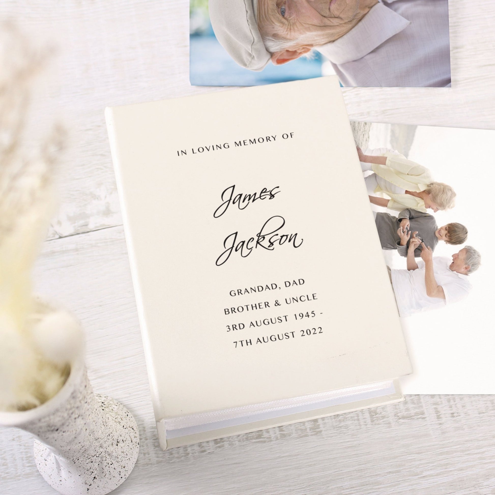 Personalised Free Text 6x4 Photo Album with Sleeves | Inspired Creative Gifts | UK Supplier