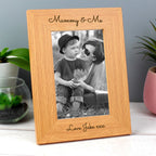 Personalised Free Text 6x4 Portrait Wooden Photo Frame | Inspired Creative Gifts | UK Supplier