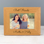 Personalised Free Text 6x4 Wooden Photo Frame | Inspired Creative Gifts | UK Supplier
