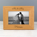 Personalised Free Text 6x4 Wooden Photo Frame | Inspired Creative Gifts | UK Supplier