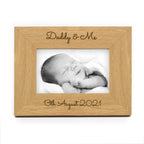 Personalised Free Text 6x4 Wooden Photo Frame | Inspired Creative Gifts | UK Supplier