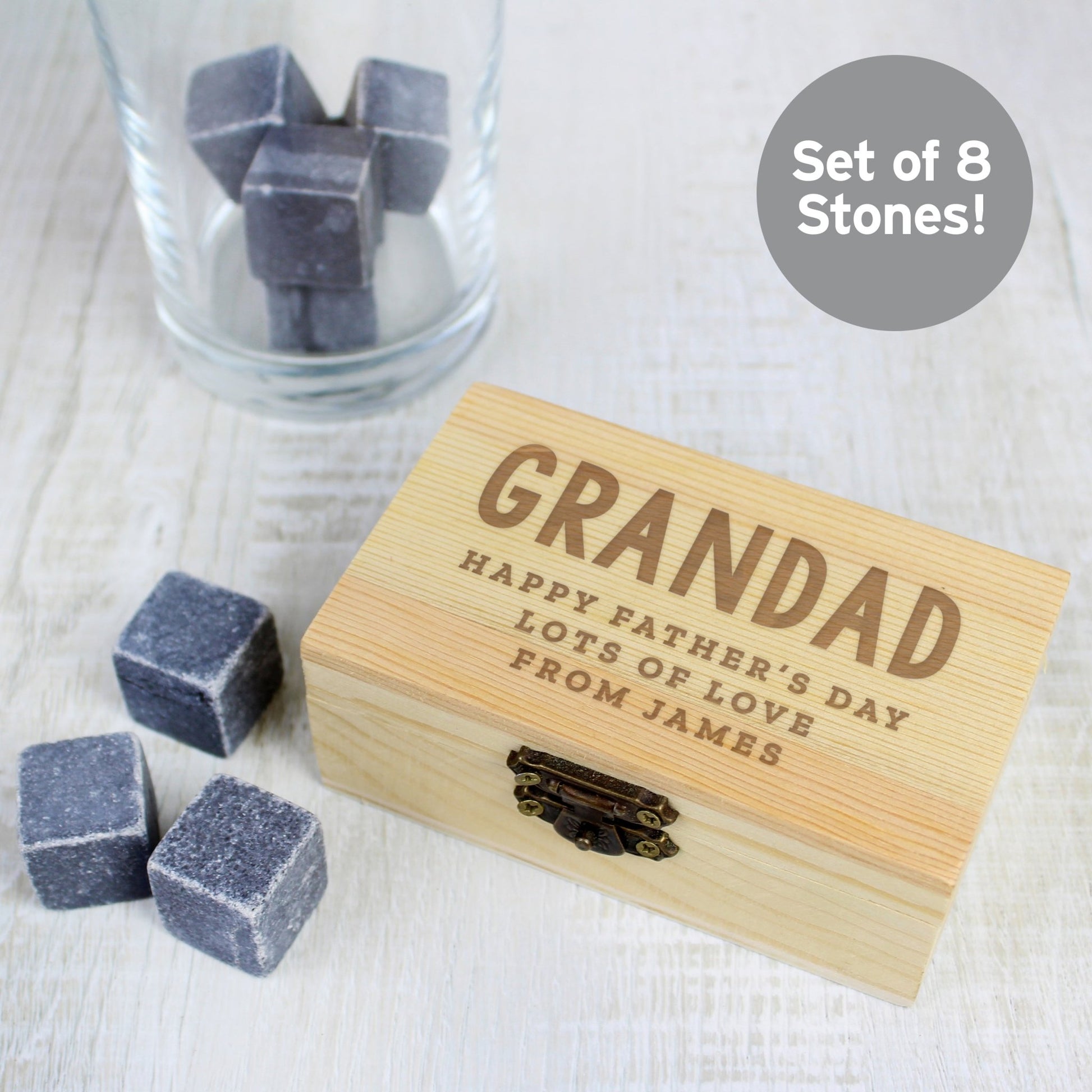 Personalised Free Text Cooling Stones | Inspired Creative Gifts | UK Supplier