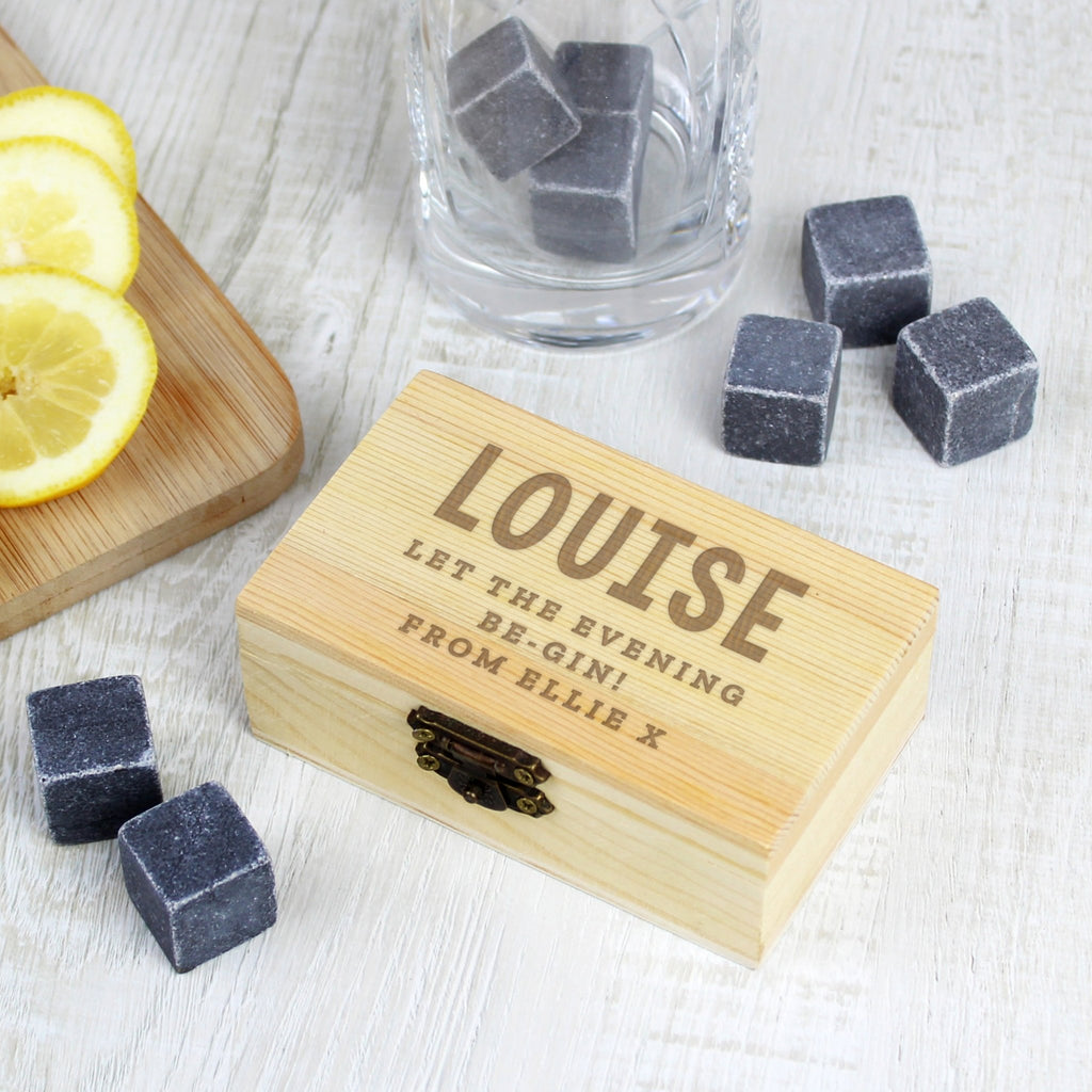 Personalised Free Text Cooling Stones | Inspired Creative Gifts | UK Supplier