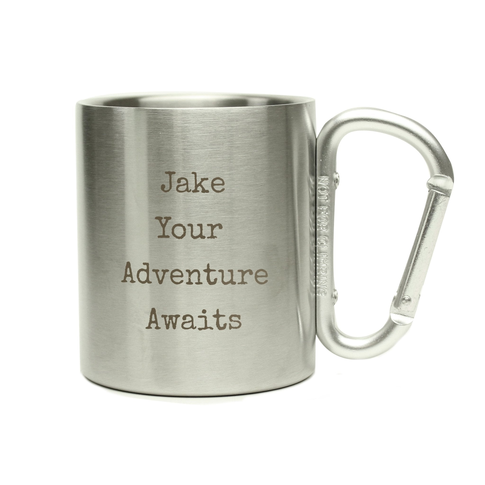Personalised Free Text Metal Mug | Inspired Creative Gifts | UK Supplier
