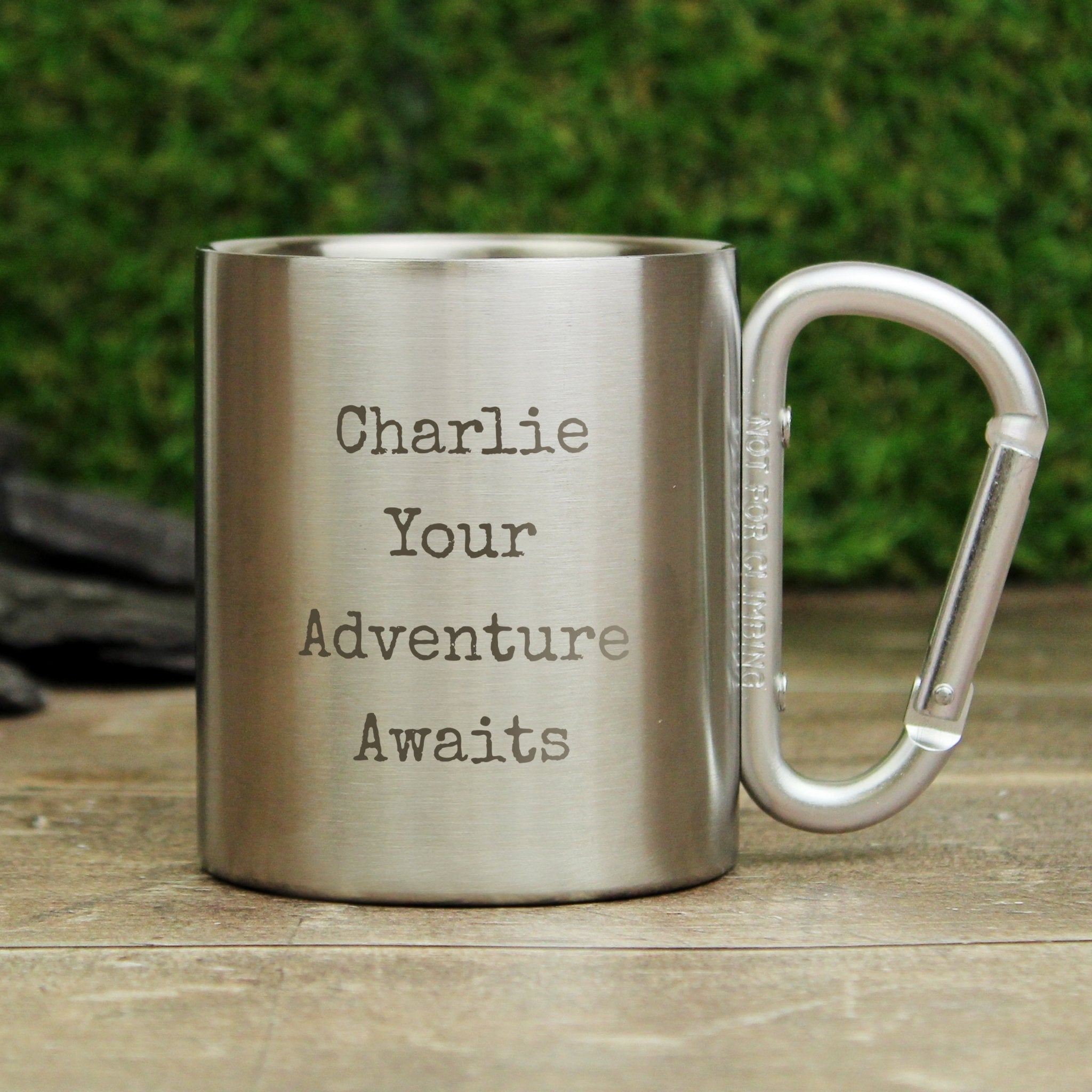 Personalised Free Text Metal Mug | Inspired Creative Gifts | UK Supplier