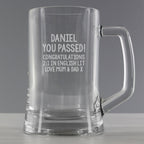 Personalised Free Text Pint Stern Tankard | Inspired Creative Gifts | UK Supplier