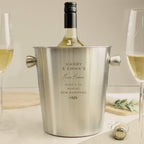 Personalised Free Text Stainless Steel Ice Bucket | Inspired Creative Gifts | UK Supplier