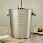 Personalised Free Text Stainless Steel Ice Bucket | Inspired Creative Gifts | UK Supplier