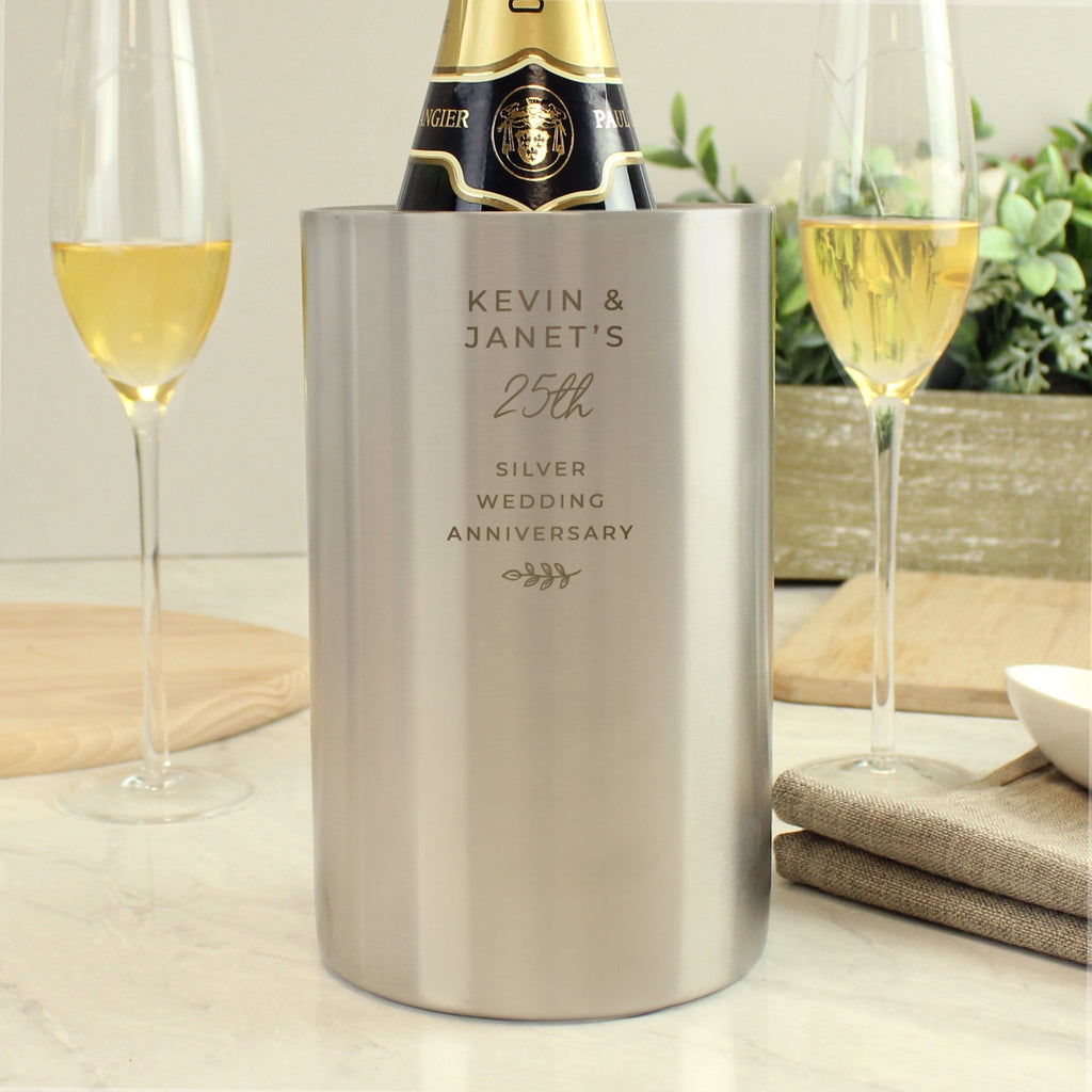 Personalised Free Text Wine Cooler | Inspired Creative Gifts | UK Supplier