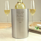 Personalised Free Text Wine Cooler | Inspired Creative Gifts | UK Supplier