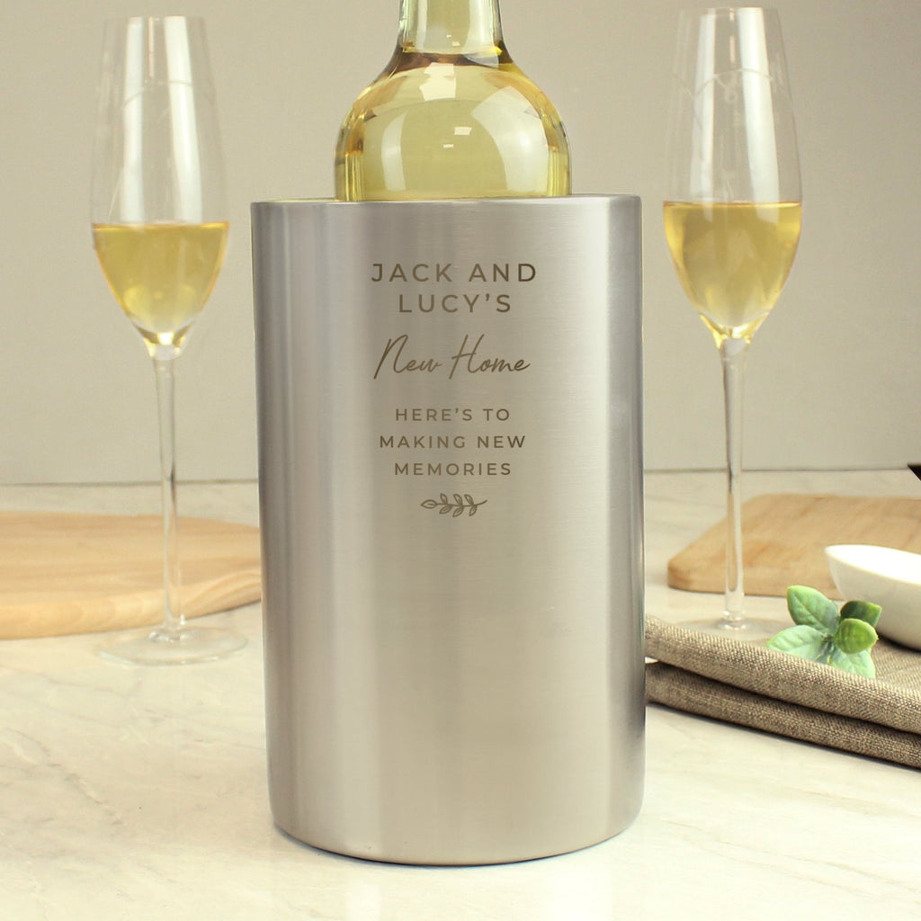 Personalised Free Text Wine Cooler | Inspired Creative Gifts | UK Supplier
