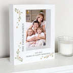 Personalised Fresh Botanical 5x7 Box Photo Frame | Inspired Creative Gifts | UK Supplier