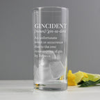 Personalised Gincident Hi Ball Glass | Inspired Creative Gifts | UK Supplier