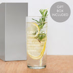 Personalised Gincident Hi Ball Glass | Inspired Creative Gifts | UK Supplier