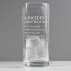Personalised Gincident Hi Ball Glass | Inspired Creative Gifts | UK Supplier