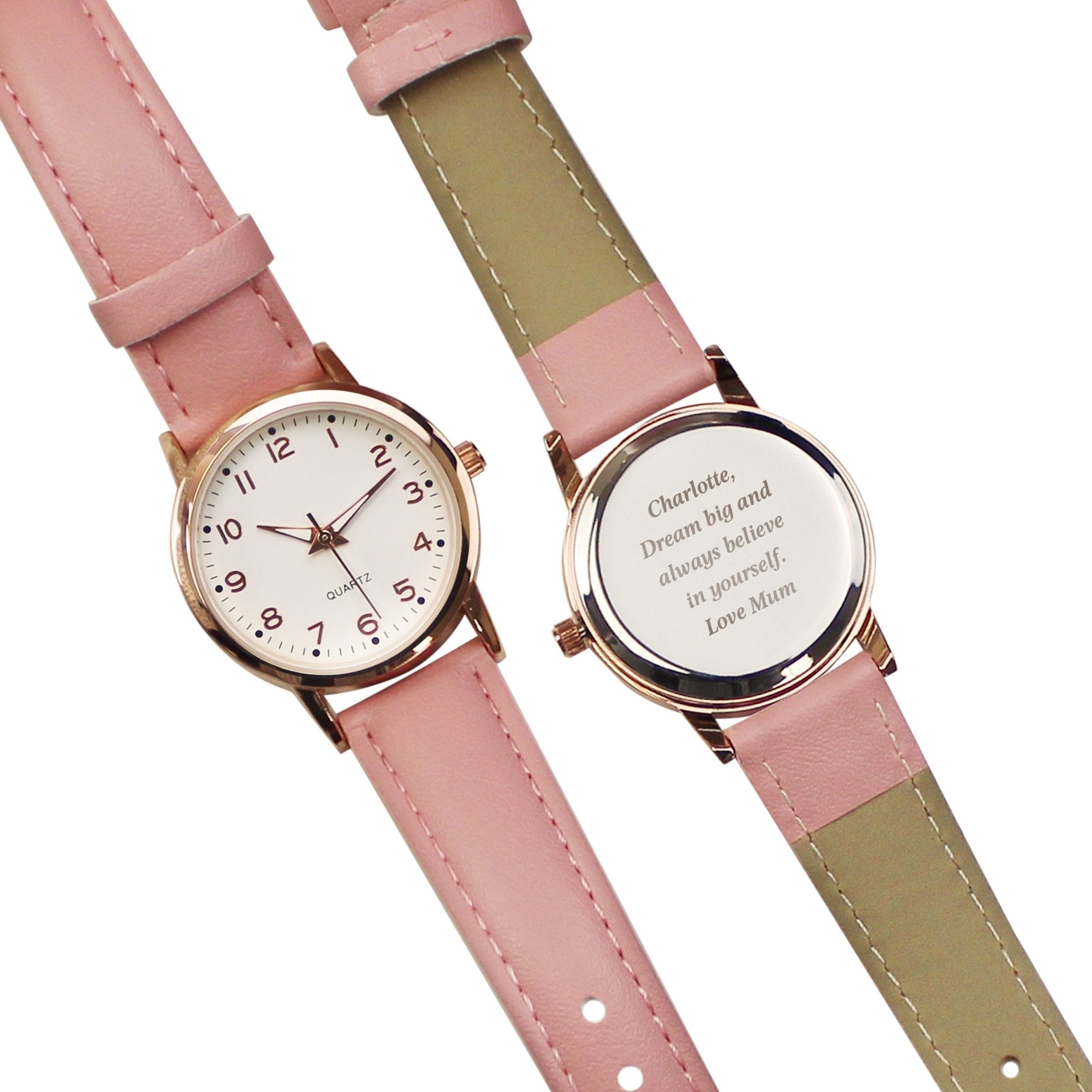 Personalised Girls Pink Watch | Inspired Creative Gifts | UK Supplier