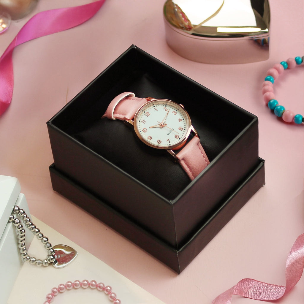Personalised Girls Pink Watch | Inspired Creative Gifts | UK Supplier
