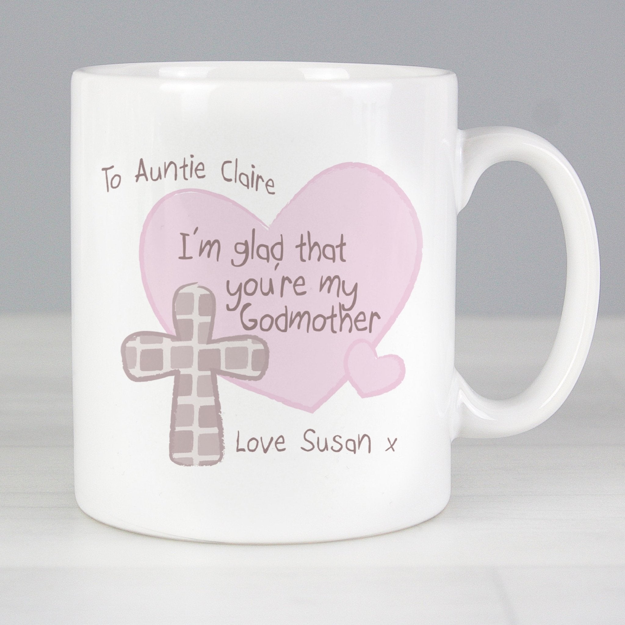 Personalised Godmother Mug | Inspired Creative Gifts | UK Supplier