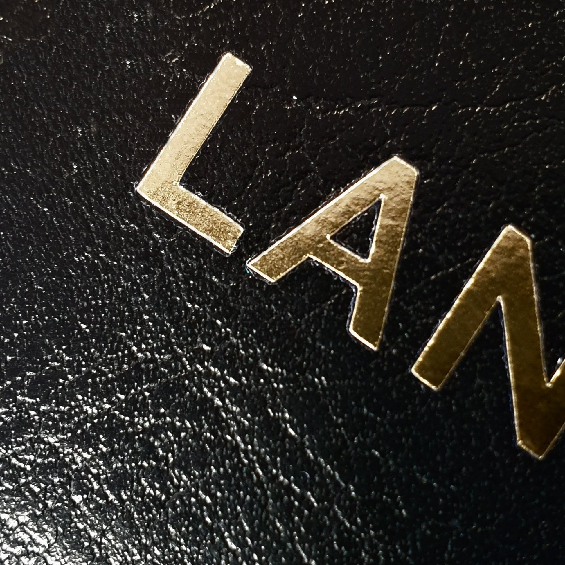 Personalised Gold Initials Black Purse | Inspired Creative Gifts | UK Supplier