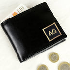 Personalised Gold Initials Leather Wallet | Inspired Creative Gifts | UK Supplier