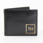 Personalised Gold Initials Leather Wallet | Inspired Creative Gifts | UK Supplier