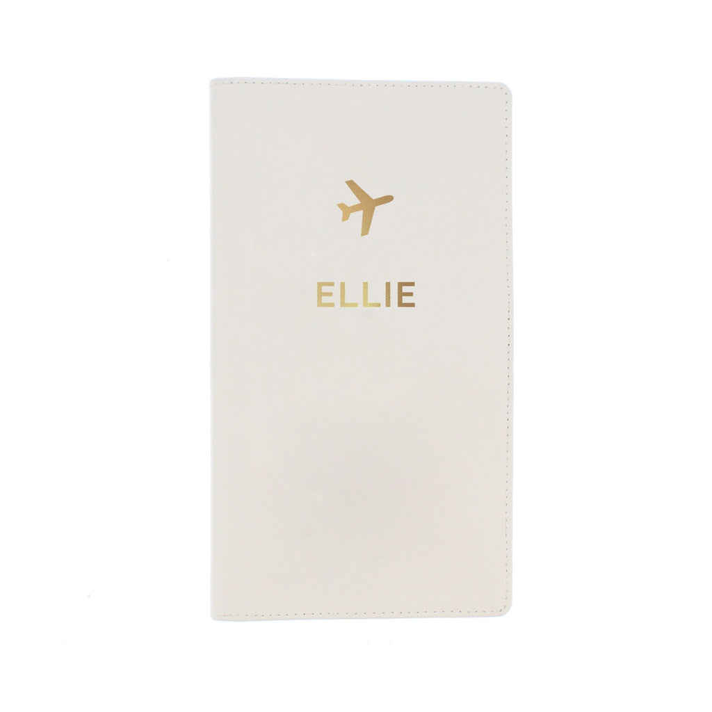 Personalised Gold Name Travel Document Holder | Inspired Creative Gifts | UK Supplier
