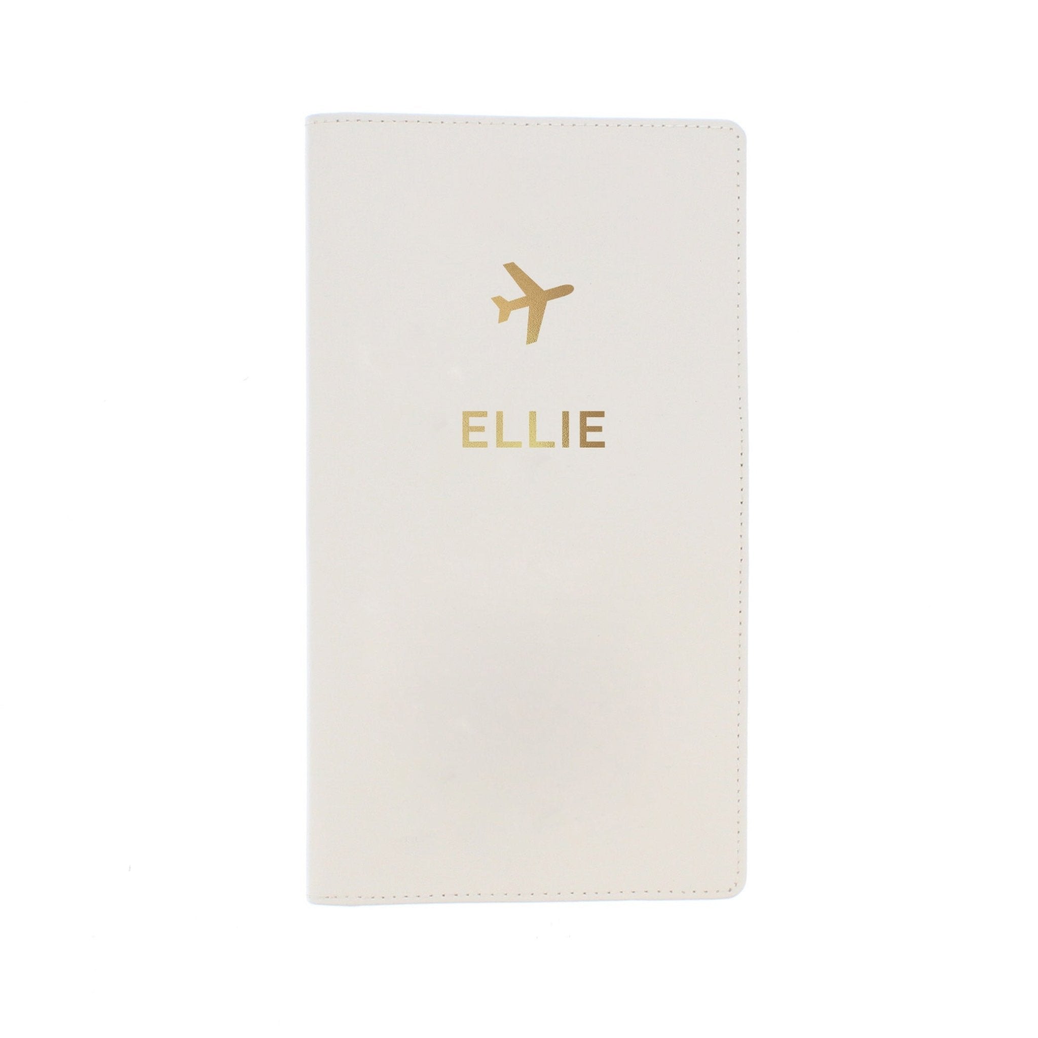 Personalised Gold Name Travel Document Holder | Inspired Creative Gifts | UK Supplier