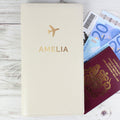 Personalised Gold Name Travel Document Holder | Inspired Creative Gifts | UK Supplier