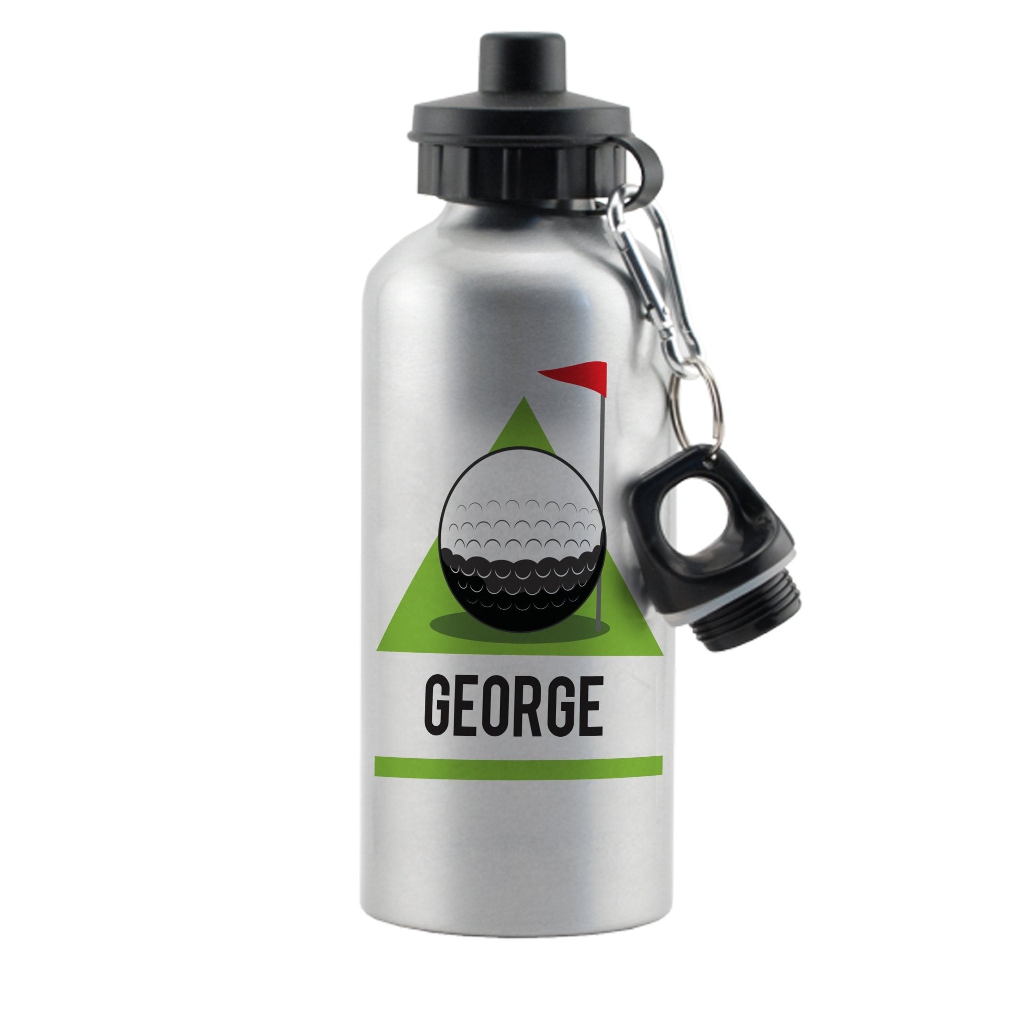 Personalised Golf Green Drinks Bottle | Inspired Creative Gifts | UK Supplier