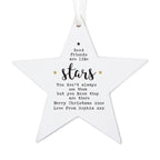 Personalised Good Friends Wooden Star Decoration | Inspired Creative Gifts | UK Supplier