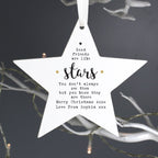 Personalised Good Friends Wooden Star Decoration | Inspired Creative Gifts | UK Supplier