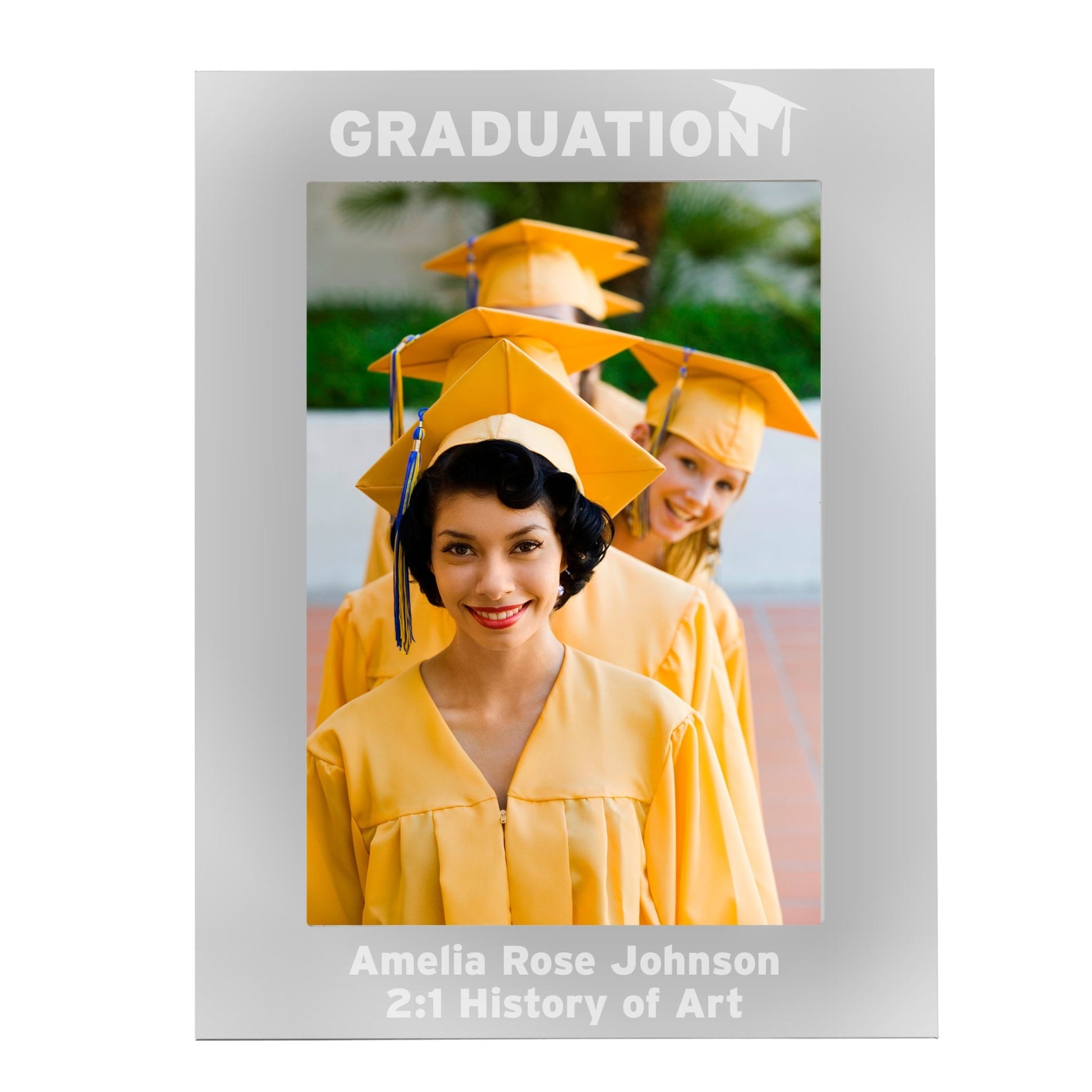 Personalised Graduation 5x7 Silver Photo Frame | Inspired Creative Gifts | UK Supplier