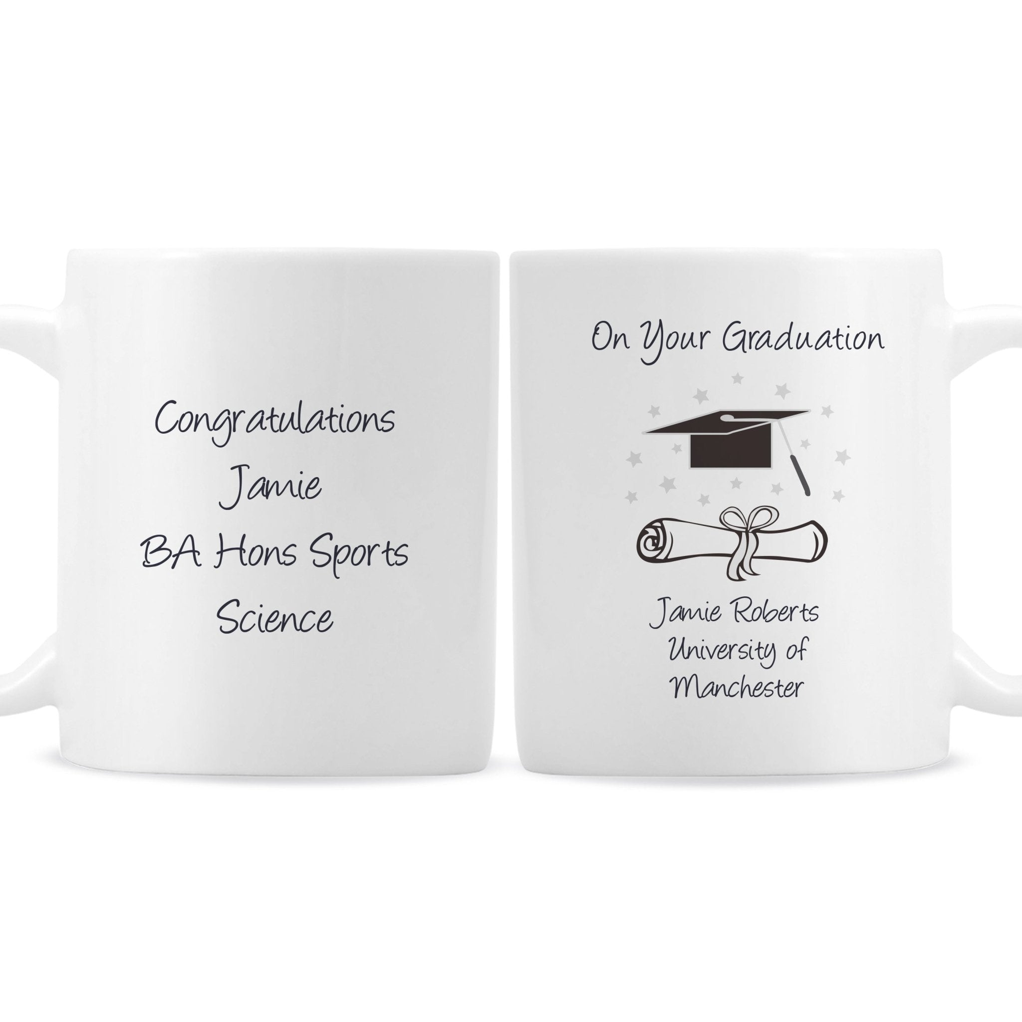 Personalised Graduation Mug | Inspired Creative Gifts | UK Supplier