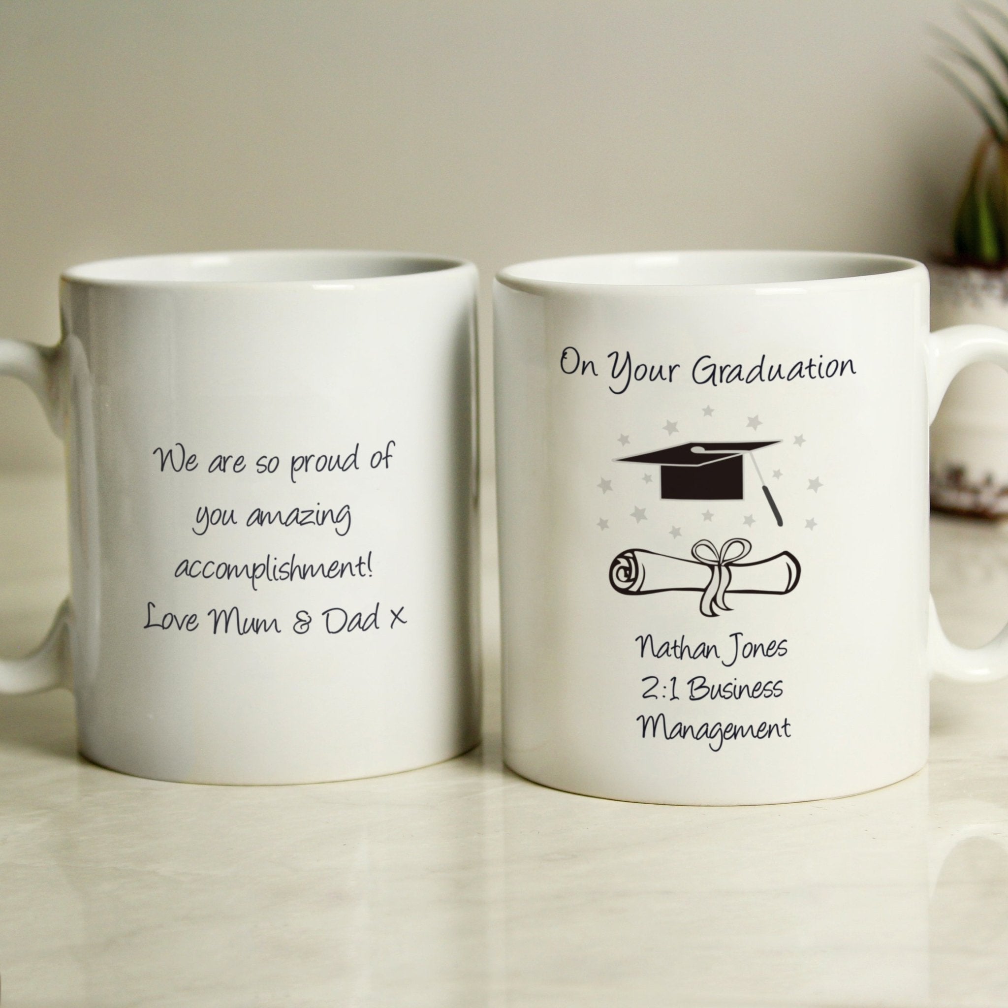 Personalised Graduation Mug | Inspired Creative Gifts | UK Supplier