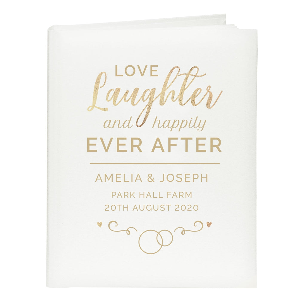 Personalised Happily Ever After Traditional Photo Album | Inspired Creative Gifts | UK Supplier