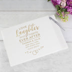 Personalised Happily Ever After Wedding Hardback Guest Book & Pen | Inspired Creative Gifts | UK Supplier