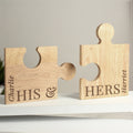 Personalised His & Hers Jigsaw Piece Set | Inspired Creative Gifts | UK Supplier
