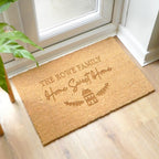 Personalised Home Sweet Home Rectangle Indoor Doormat | Inspired Creative Gifts | UK Supplier