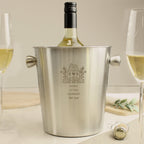 Personalised House Stainless Steel Ice Bucket | Inspired Creative Gifts | UK Supplier