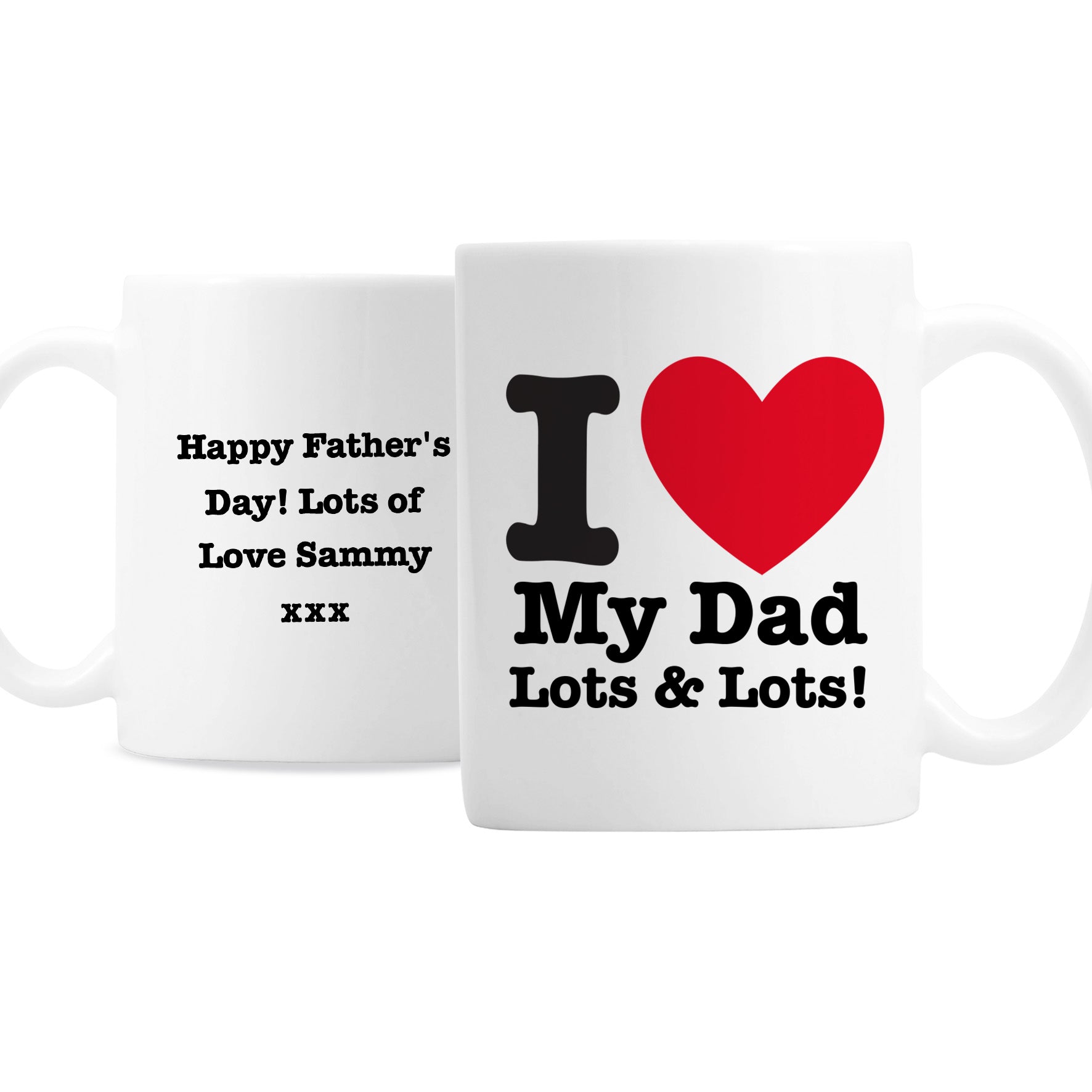 Personalised I HEART Mug | Inspired Creative Gifts