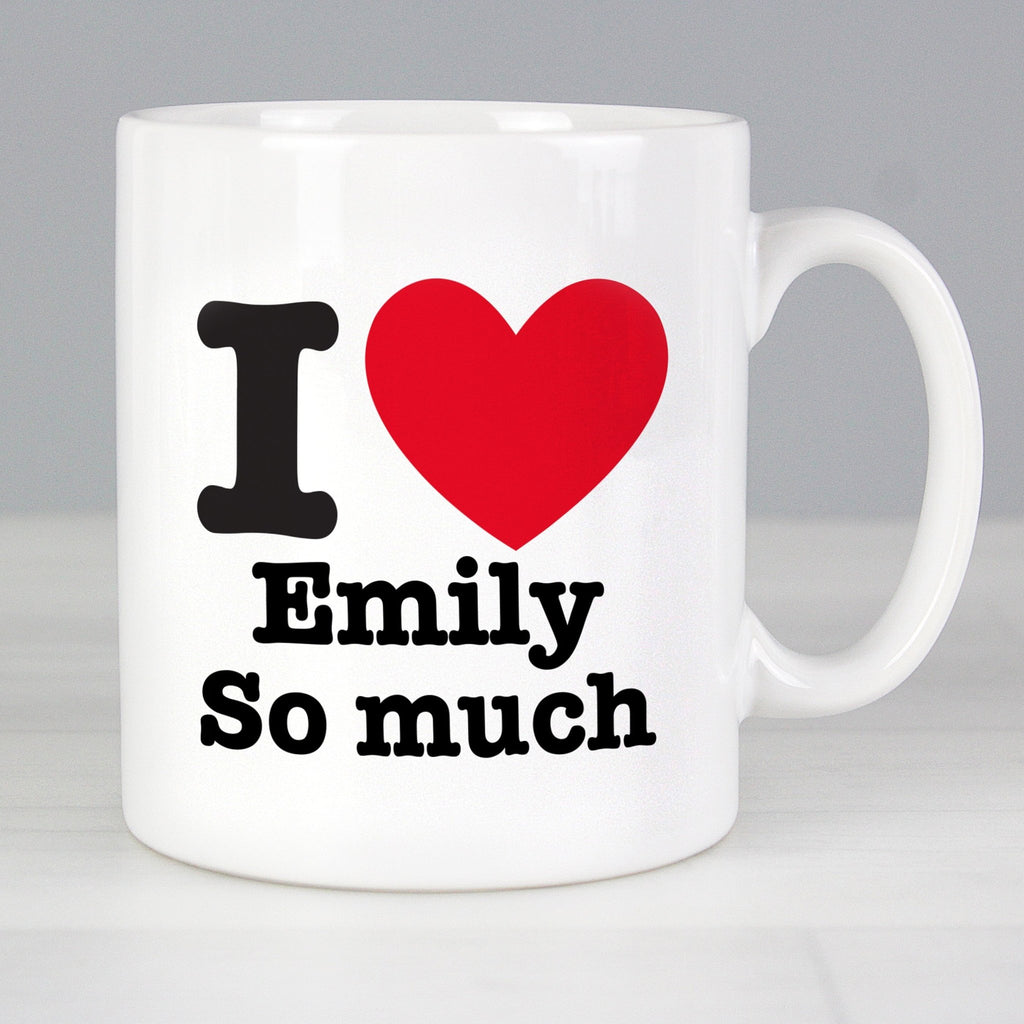 Personalised I HEART Mug | Inspired Creative Gifts