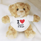 Personalised I Love... Teddy Bear | Inspired Creative Gifts | UK Supplier