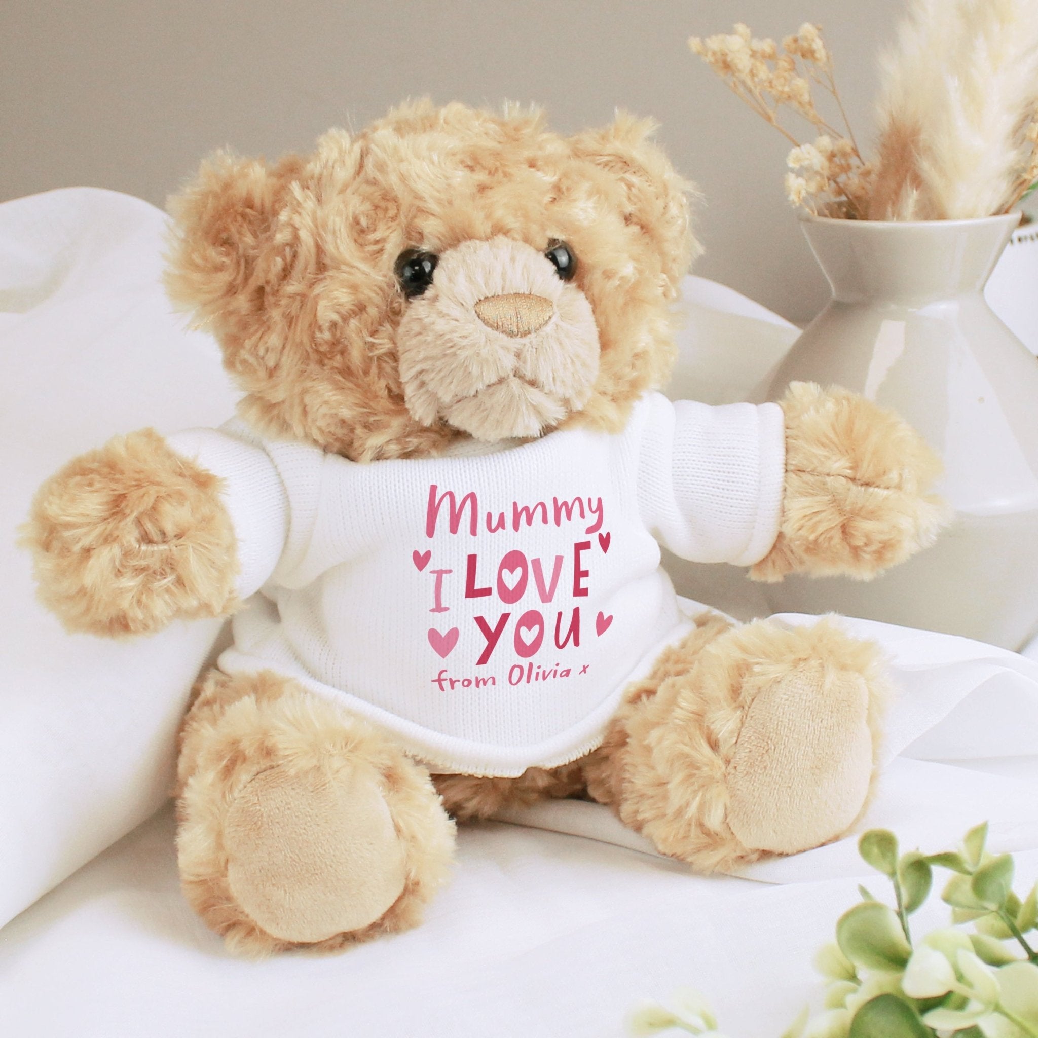 Personalised I Love You Teddy Bear | Inspired Creative Gifts | UK Supplier