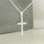 Personalised In Loving Memory Cross Sentiment Necklace and Box | Inspired Creative Gifts | UK Supplier