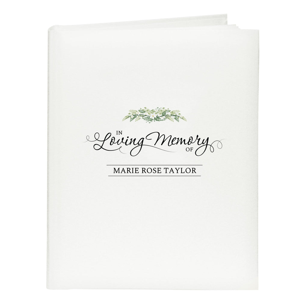 Personalised In Loving Memory Traditional Photo Album | Inspired Creative Gifts | UK Supplier