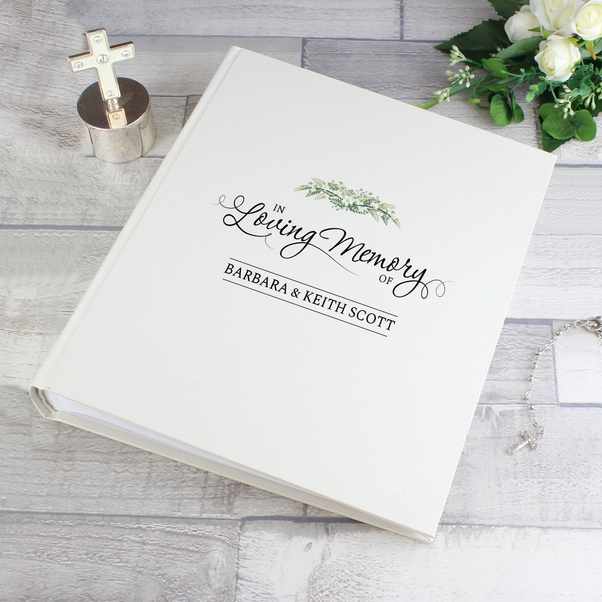 Personalised In Loving Memory Traditional Photo Album | Inspired Creative Gifts | UK Supplier