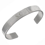 Personalised Initial Stainless Steel Bangle | Inspired Creative Gifts | UK Supplier