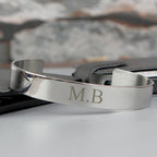 Personalised Initial Stainless Steel Bangle | Inspired Creative Gifts | UK Supplier
